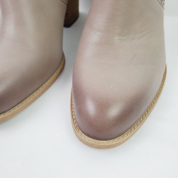 Sofft Perforated Nude Ombre Zipper Side CBUG18 Bootie Sz 10M - Picture 7 of 12